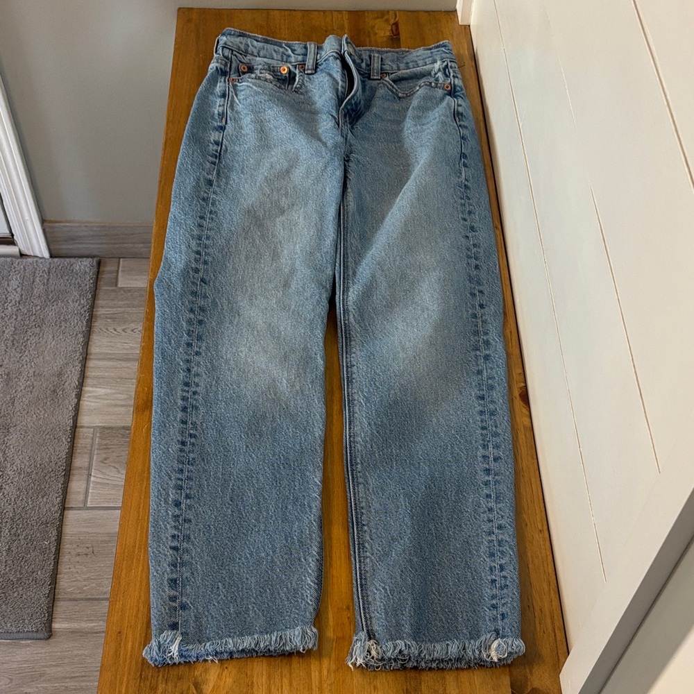 American Eagle Outfitters High-Rise Straight Jeans